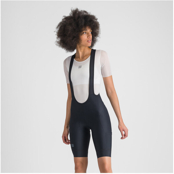Sportful GIARA 2 W Krótkie spodnie kolarskie z szelkami Sportful GIARA 2 W czarny czarny