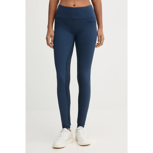 Patrizia Pepe legginsy  damskie kolor granatowy gładkie 8P0783 JZ26 8P0783.JZ26
