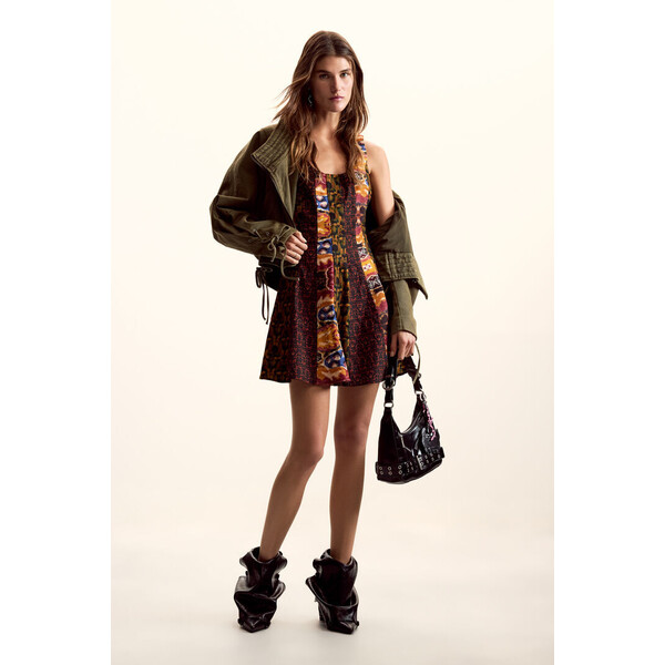 Desigual Sukienka na ramiączkach zaprojektowana przez Mr. Christian Lacroix 26SWVW584086