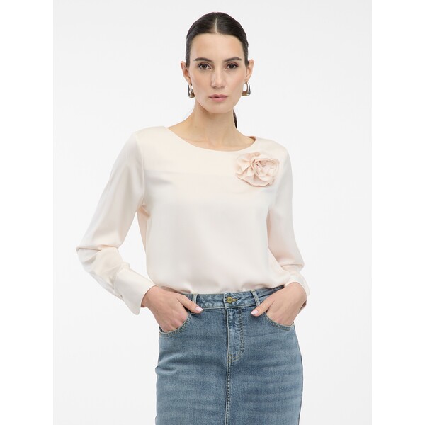 Jasnoróżowa bluzka z aplikacją ORSAY 1001347A00055