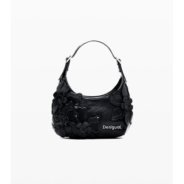 Desigual Mała torba z aplikacjami kwiatowymi 26SAXPC82000U
