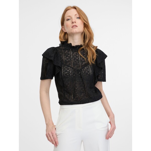 Czarna koronkowa bluzka ORSAY 102097660000