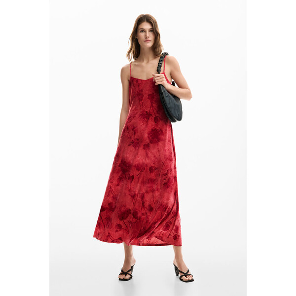 Desigual Sukienka na ramiączkach w kwiaty 26SWVK013024