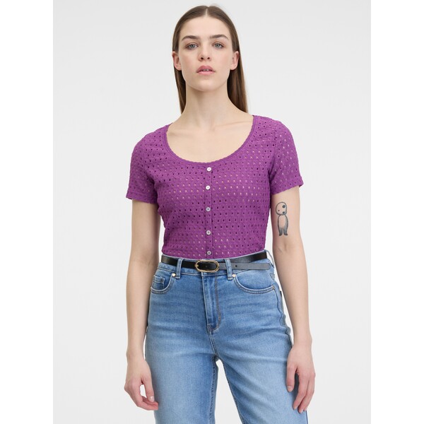 Fioletowa koszulka damska ORSAY 155069458000