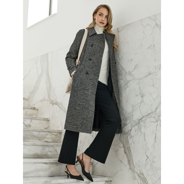 Szary płaszcz damski ORSAY 1001110635000