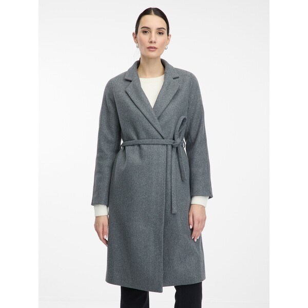 Szary płaszcz damski ORSAY 1001326A00829