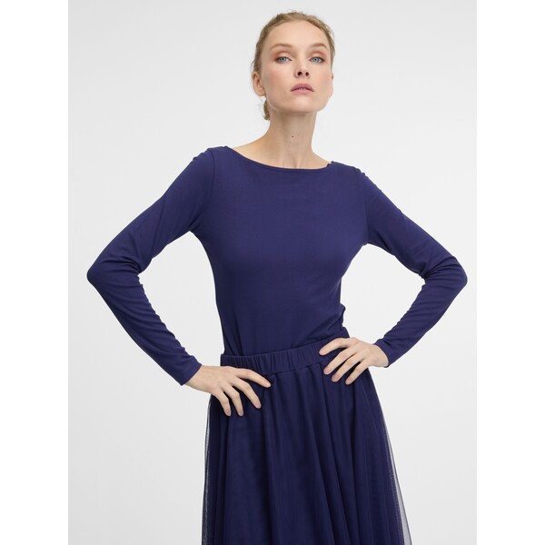 Granatowa koszula damska z długim rękawem ORSAY 1001319A00715