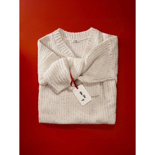 Kremowy sweter damski ORSAY 1001066A00109