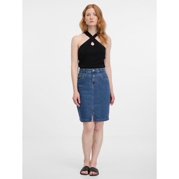 Niebieska spódnica jeansowa ORSAY 710320558000