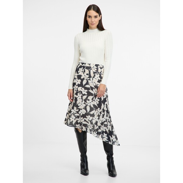 Czarna spódnica midi ORSAY 1001016A00877