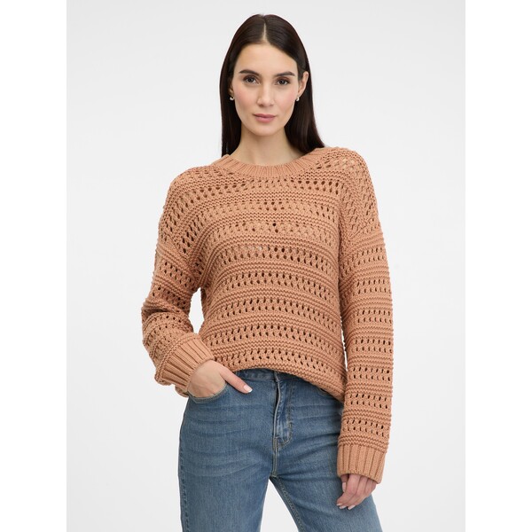 Jasnobrązowy sweter damski ORSAY 1001406A00238