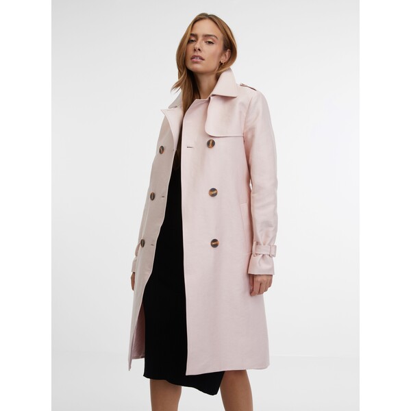 Jasnoróżowy damski trencz ORSAY 1000148232000