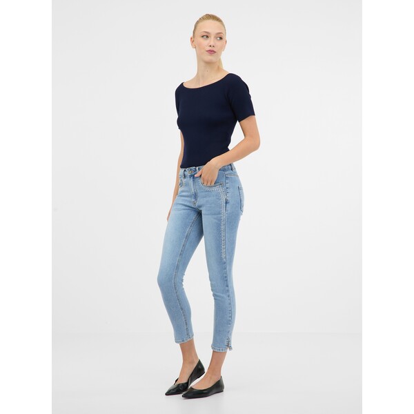 Jasnoniebieskie jeansy damskie ORSAY 1000727547000