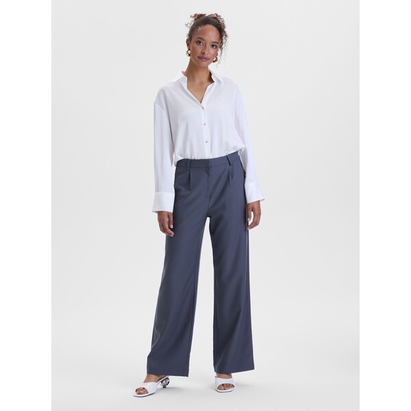 Ciemnoszare szerokie spodnie damskie ORSAY 1002063A01760