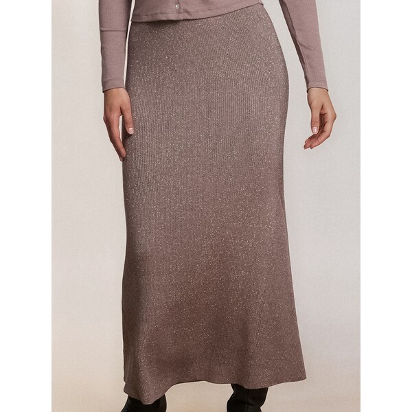 Sinsay Prążkowana spódnica midi 179FK-84K
