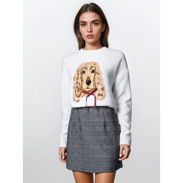 Sinsay Spódnica mini w kratę 975EY-MLC