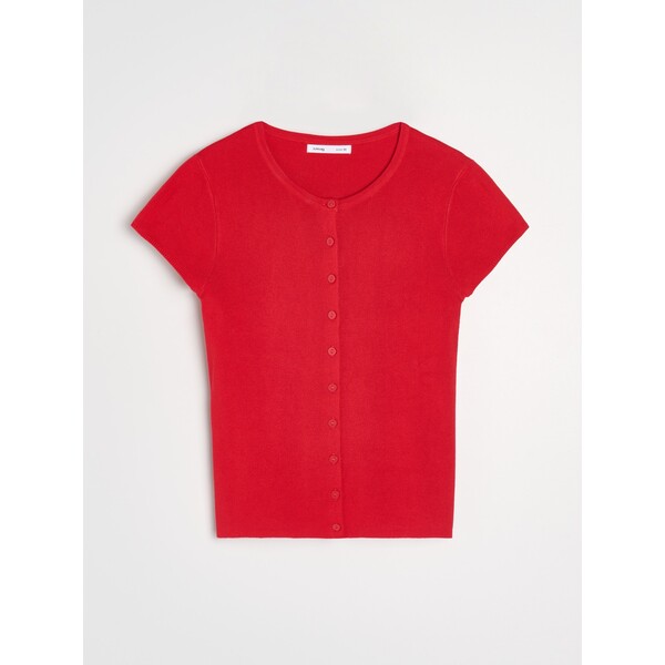 Sinsay Wiskozowy sweter z krótkim rękawem 496GZ-33X