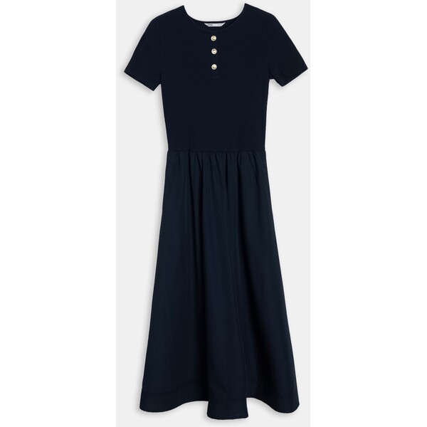 Sinsay Klasyczna sukienka midi z kieszeniami 275GY-59X