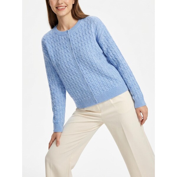 Sinsay Kardigan z dekoracyjnym splotem 747IV-50X