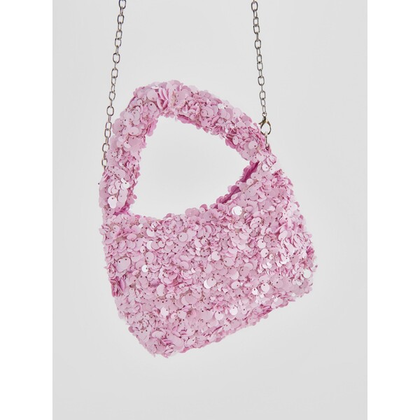 House Różowa mała torebka cekinowa 182GQ-03X