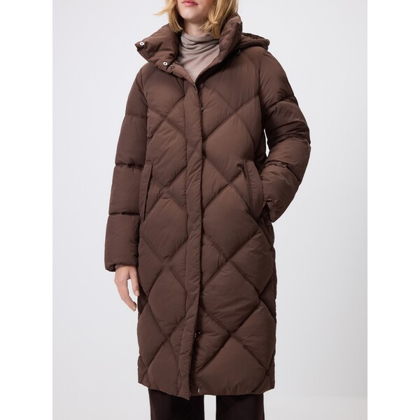 Reserved Długa kurtka z kapturem 713HD-89X
