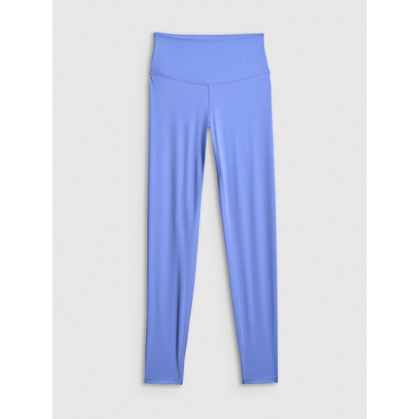 4F Legginsy treningowe szybkoschnące damskie - niebieskie 4FWSS25TFSTF027-36S