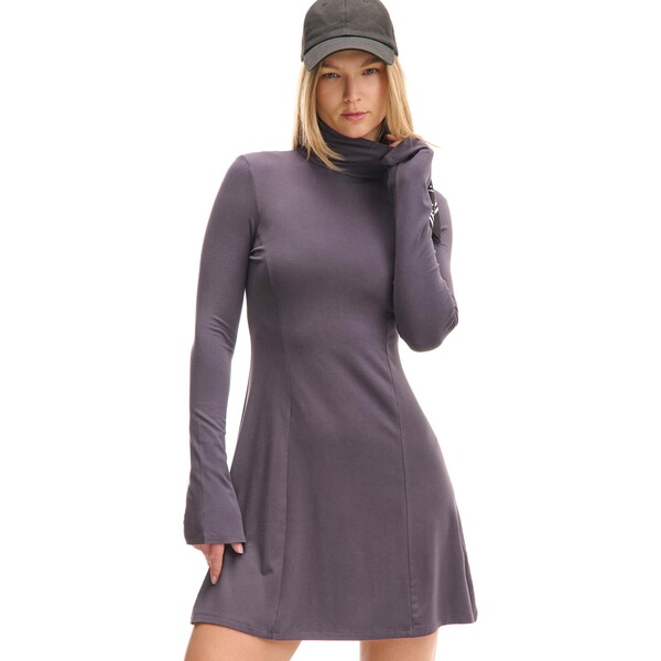 Cropp Szara sukienka z golfem 332FO-86X