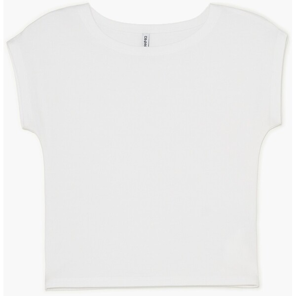 Cropp Biała koszulka z modalem 361HX-00X