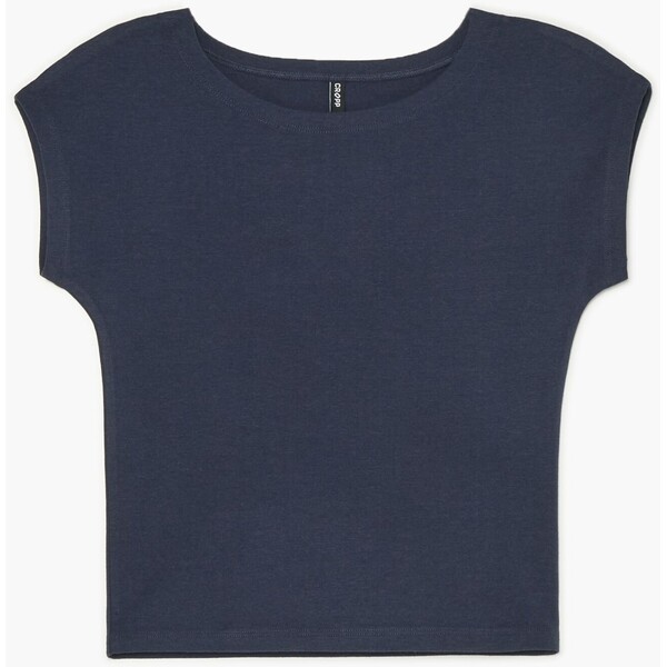 Cropp Granatowa koszulka z modalem 361HX-59X