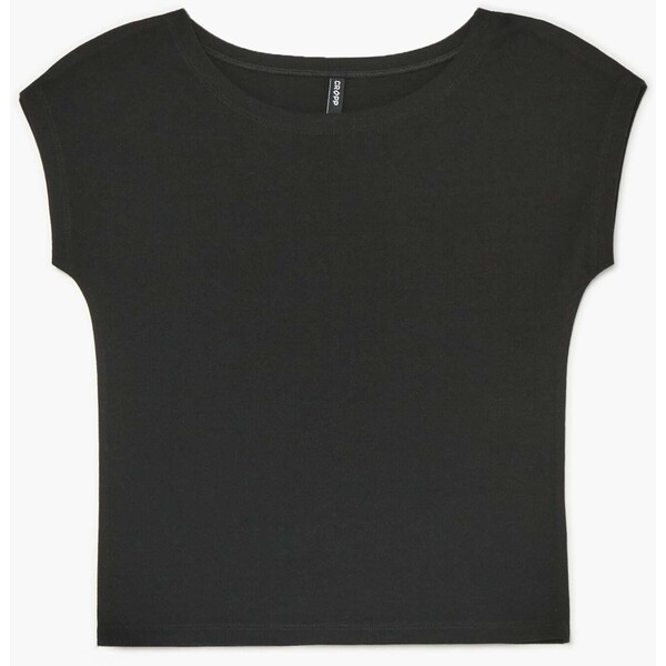 Cropp Czarna koszulka z modalem 361HX-99X