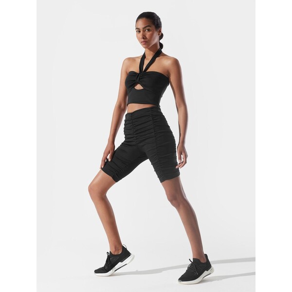 Legginsy kolarki z materiałów z recyklingu damskie 4F x Anna Lewandowska 4FRSS24TSTIF007-20S