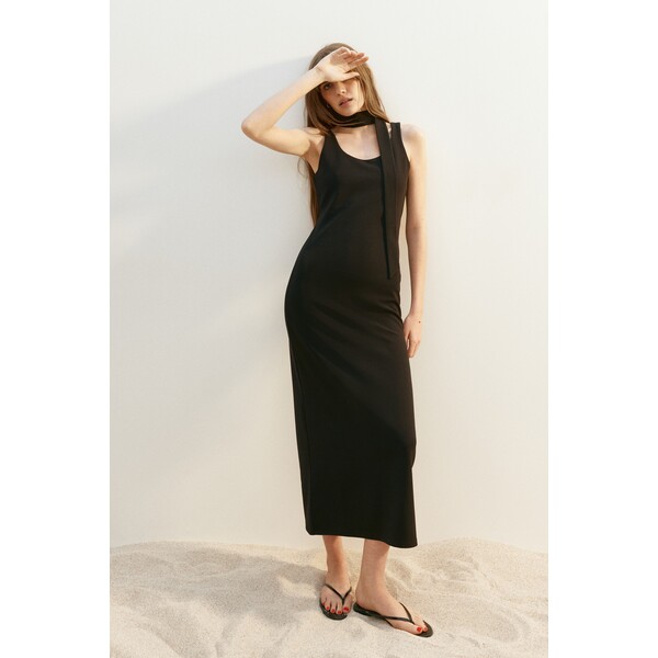 H&M Sukienka bodycon z szalikiem 1295555