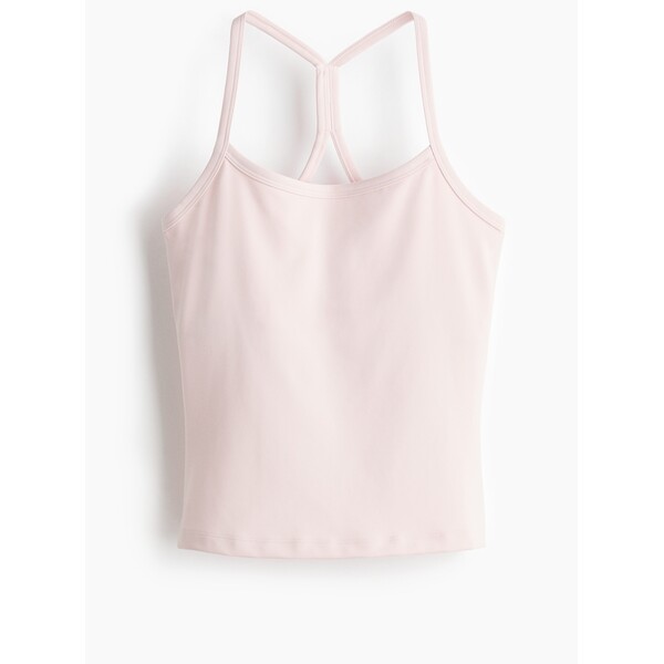 H&M Sportowy top SoftMove™ z wbudowanym biustonoszem 1273583