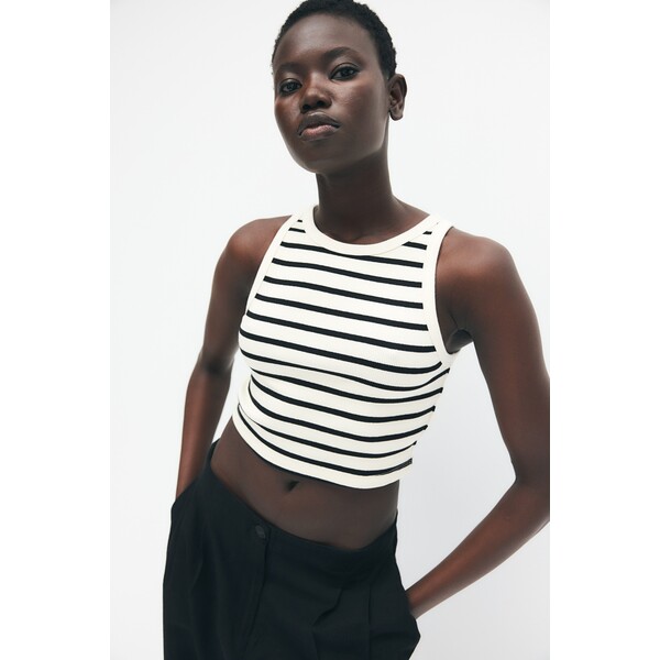 H&M Krótki top bez rękawów 1049251