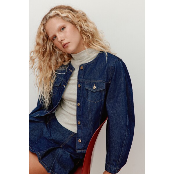 H&M Taliowana koszula z diagonalu 1298826