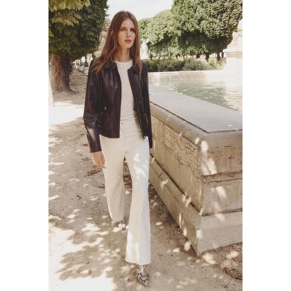 H&M Rozszerzane spodnie z diagonalu 1296995