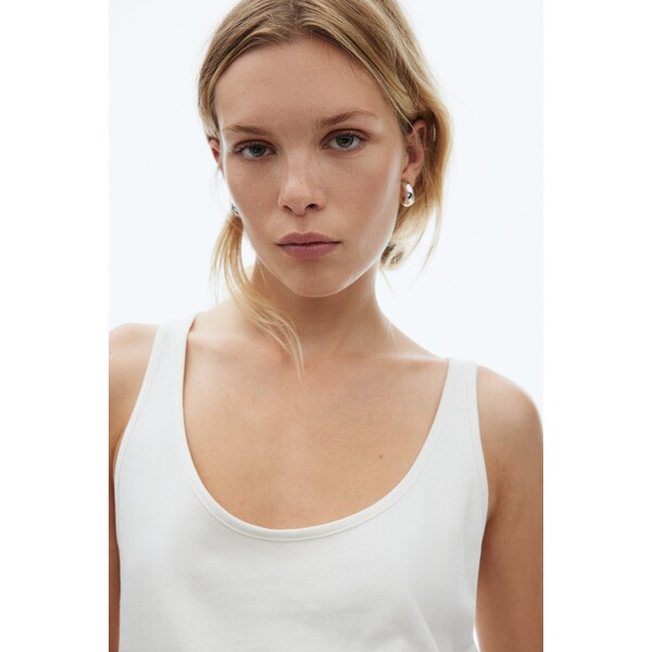 H&M Bawełniany top bez rękawów 1290992