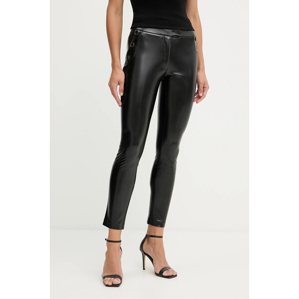 Marciano by Guess spodnie FERGIE  damskie kolor czarny dopasowane high waist 5YGB16 7363A 5YGB16.7363A