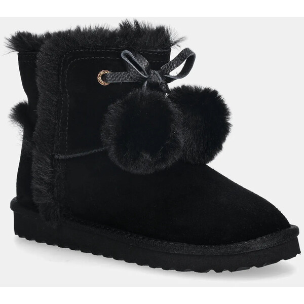 Liu Jo śniegowce zamszowe JIL 05  kolor czarny SF5101PX00222222