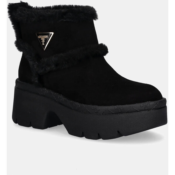 Guess śniegowce BRIDGETE  kolor czarny FLFBRD ESU10 FLFBRD.ESU10.BLACK