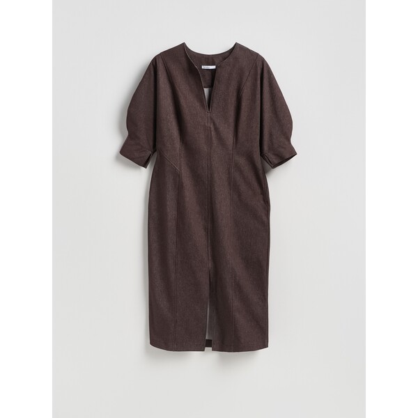 Reserved Sukienka maxi z rozcięciem 737HR-88X