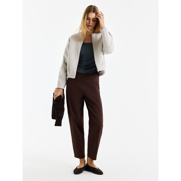 Mohito Szara bluzka z lyocellem 639IU-90X