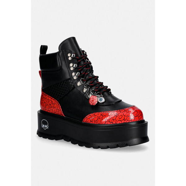 Koi Footwear botki x Monster High Ghoulia Yelps  damskie kolor czarny na platformie Ghoulia Yelps Ghoulia.Yelps
