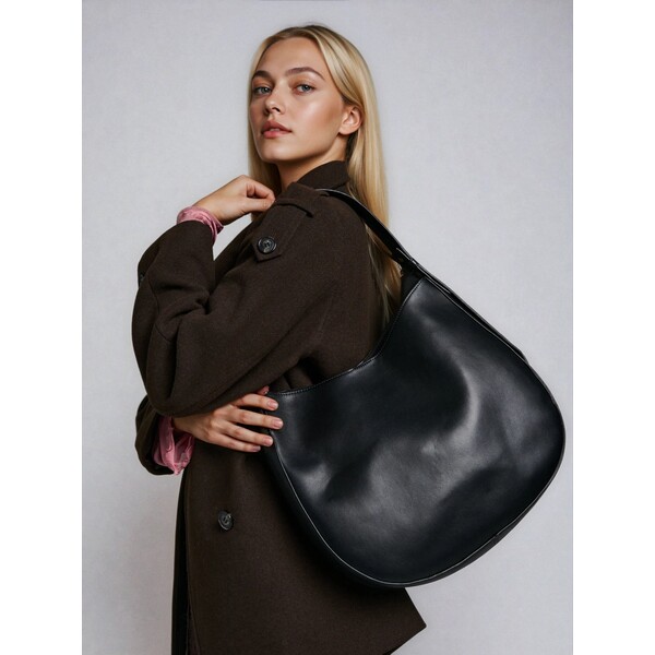Sinsay Torebka hobo z imitacji skóry 164GK-99X