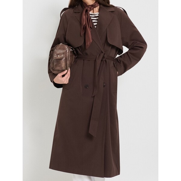 Sinsay Klasyczny trencz z paskiem 180GZ-89X