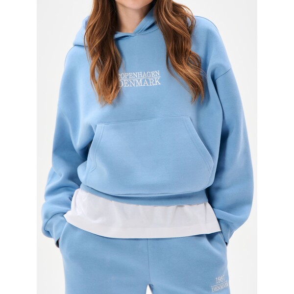 Sinsay Bluza hoodie z haftowanym napisem 012GZ-54X