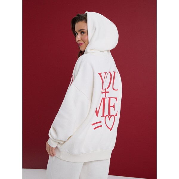 Sinsay Bluza z napisem na plecach 037GZ-01X