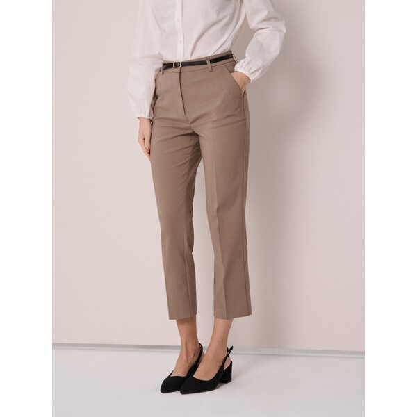 Sinsay Spodnie chino z paskiem 878GZ-80X