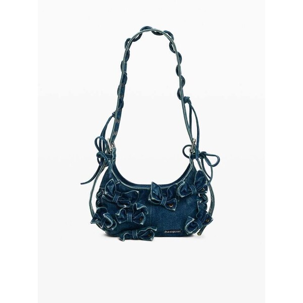 Desigual dżinsowa torba z aplikacjami 26SAXD095008U