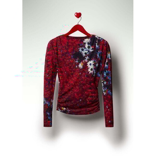 Desigual cienki sweter w stokrotki 26SWJFXA3092